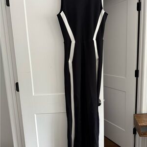 SPANX Black and White Jumpsuit